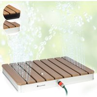 Sumatra Breeze sq Gartendusche wpc Aluminium 70x55cm eckig - Blumfeldt von BLUMFELDT