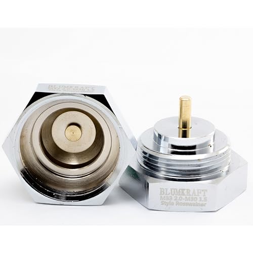 BLUMKRAFT 2X Heizkörperadapter ROSSWEINER Anschluss M33x2 auf M30x1,5 für Thermostat/Thermostatkopf M30x1,5 Außen (2 Stück) von BLUMKRAFT