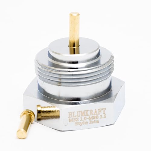 BLUMKRAFT Adapter für Heizkörper, Anschluss ISTA M32x1 auf M30 x 1,5, für Thermostat/Thermostatkopf M30 x 1,5 männlich von BLUMKRAFT