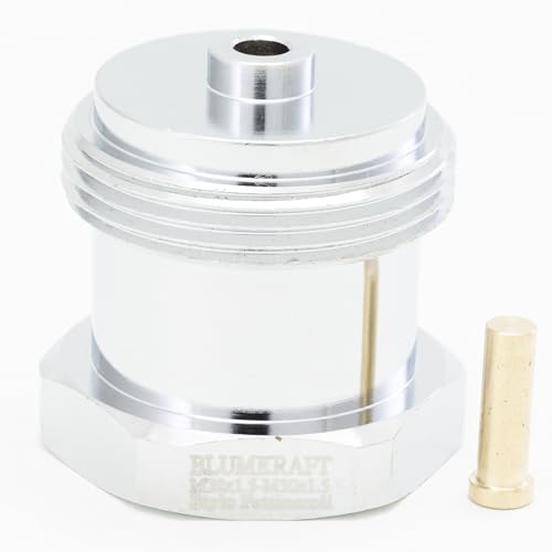 BLUMKRAFT Adapter aus Metall, kompatibel mit FRATELLI PETTINAROLI Heizkörpern M28 x1,5 auf M30 x 1,5 für Thermostat/Thermostatkopf M30 x 1,5 männlich von BLUMKRAFT