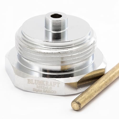 BLUMKRAFT Adapter aus Metall, kompatibel mit Sarco Heizkörpern M32 x1.0 (Prototyp) auf M30 x 1,5 für Thermostat/Thermostatkopf M30 x 1,5 männlich von BLUMKRAFT