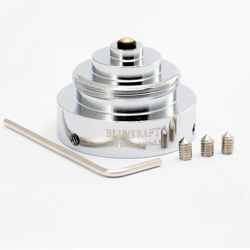 BLUMKRAFT Heizkörperadapter kompatibel mit Danfoss RAV 34mm auf M30 x 1.5 für Thermostat/Thermostatkopf M30x1.5 männlich von BLUMKRAFT