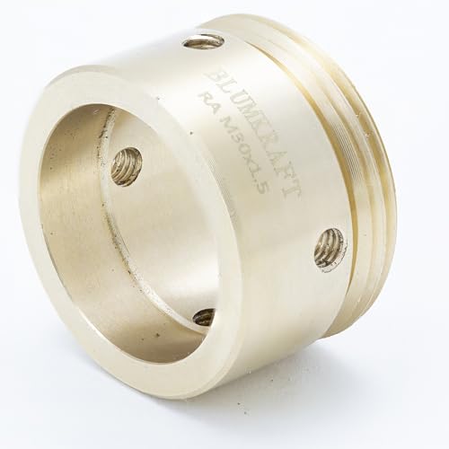 BLUMKRAFT Heizkörper-Adapter aus Messing, kompatibel mit Danfoss RA (20-23 mm) auf M30 x 1,5, für Thermostat/Thermostatkopf M30 x 1,5 männlich von BLUMKRAFT