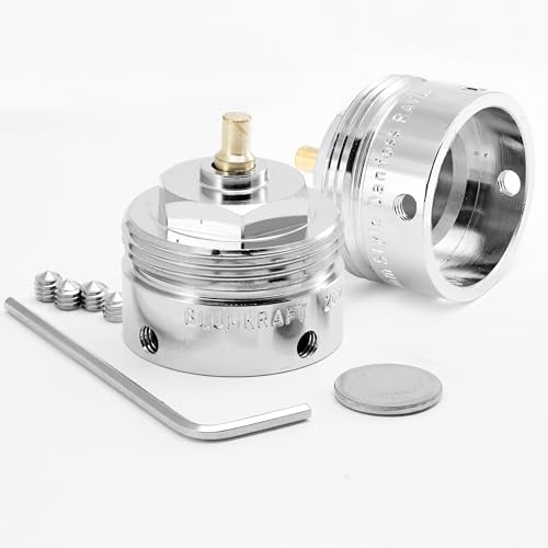 BLUMKRAFT Heizkörperadapter, kompatibel mit Danfoss RAVL 26 mm und kompatibel mit Landis&Gyr 24 mm auf M30 x 1,5 für Thermostatkopf/Thermostat M30 x 1,5 Stecker von BLUMKRAFT