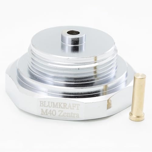 BLUMKRAFT Heizkörperadapter, kompatibel mit M40 x1.0 Zentra (Prototyp) auf M30 x 1,5 für Thermostat/Thermostatkopf M30 x 1,5 männlich von BLUMKRAFT