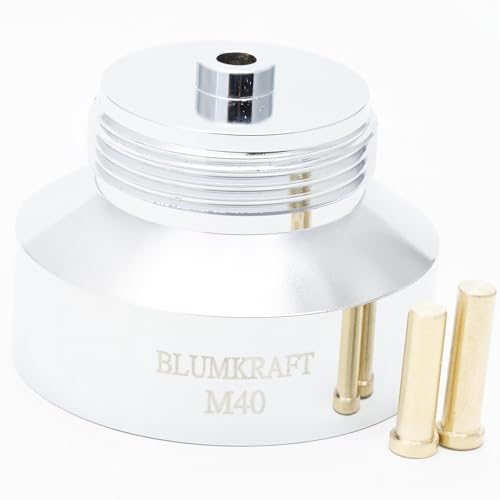 BLUMKRAFT Metalladapter für Heizkörper OVENTROP und PRUSS M40 x1,5 (Prototyp) auf M30 x 1,5 für Thermostat/Thermostatkopf M30 x 1,5 männlich von BLUMKRAFT