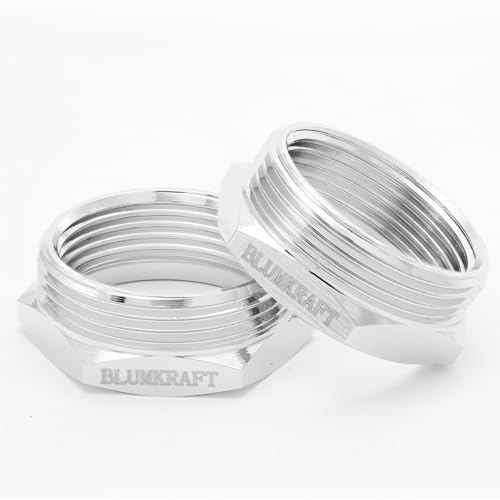 BLUMKRAFT 2 Stück Adapter aus Metall, kompatibel mit Pintossi/Pintossi+c (Prototyp) Heizkörper auf M26 x 1,5 für Thermostat/Thermostatkopf M30 x 1,5 männlich von BLUMKRAFT