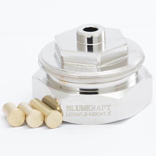 BLUMKRAFT Heizkörperadapter M28 x1.5 - M30x1.5 Kompatibel mit COMAP, SAR. Thermostatisches Ventil M28-M30 M28F-M30M von BLUMKRAFT