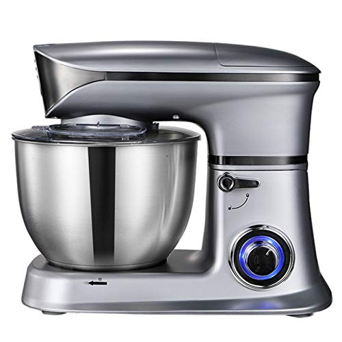 BLUNOA Automatische Multifunktionsmischer Haushaltsknetmixer Desktop Eierschläger Leicht Zu Reinigen Notwendige Dekoration Der Modernen Küche (Color : Silver) von BLUNOA