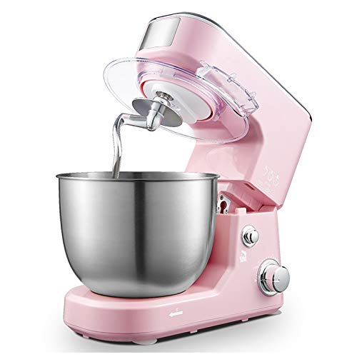 BLUNOA Haushalts Vertikalmischer Kleiner Multifunktionaler Mixer RüHren Die Teig-Frische Milch Maschine Automatischer Schneebesen Perfekte Dekoration FüR Moderne KüChe (Color : Pink) von BLUNOA