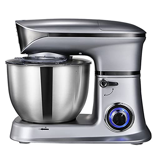 BLUNOA Küchen Vertikalmischer 6-Fach Verstellbarer Multifunktionaler Mixer Für Herstellung Von Kuchenbrot Als Geschenk Die Hausfrau (Color : Silver) von BLUNOA
