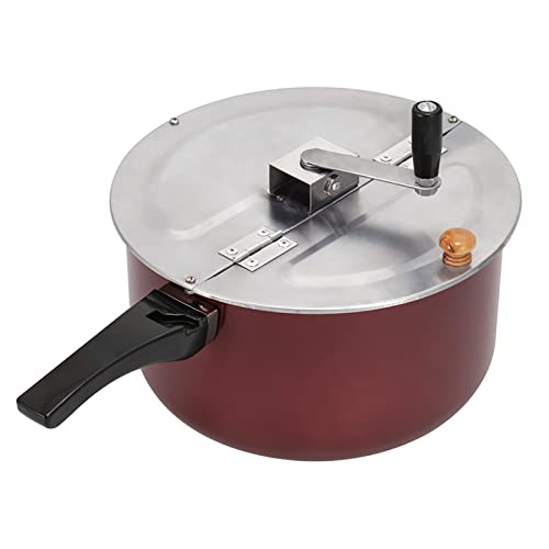 BLUNOA Popcorn-Maschine Familie Popcorn-Maschine Popcorntopf Mit Handkurbel Mit Verdicktem Rührstab Teflon Antihaft Innen Anti-Verbrühungs-Griff Universal Für Gas-Induktionsherd von BLUNOA