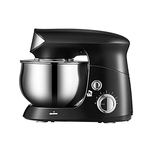 Küchenmixer 3,5L Elektrischer Mehrstufiger Mixer Mit Großem Fassungsvermögen Und Viel Zubehör Einfach Zu Bedienen Und Reinigen (Color : Black) von BLUNOA