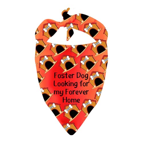 Foster Dogs Bandana "Looking for My Forever Home" Dreieckstuch für Hunde, Geschenk für Hunde (My Forever Home) von BLUPARK