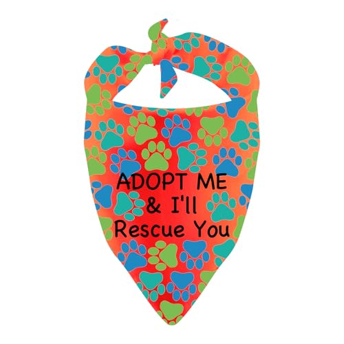 Hundehalstuch, Dreieckstuch mit Aufschrift "I'll Rescue You" von BLUPARK