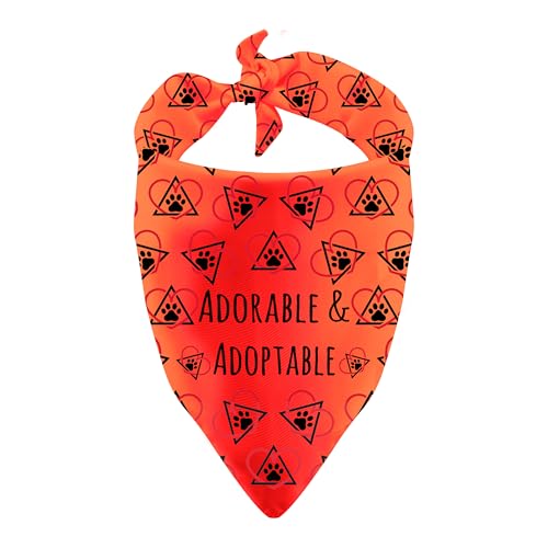 Hundehalstuch, niedliches und anpassbares Hundehalstuch, Geschenk für Adoptionshunde (Adoptierbar) von BLUPARK