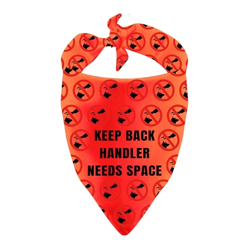 Nervous Dog Bandana Keep Back Handler Needs Space Dogs Scarf for Anxious Dogs (Handler Needs Space) von BLUPARK