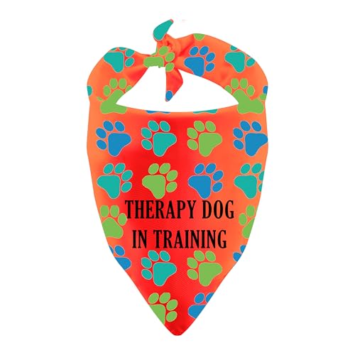 Therapie-Hundehalstuch, Trainingsschal für Arbeitshunde, Geschenk (Therapiehund) von BLUPARK
