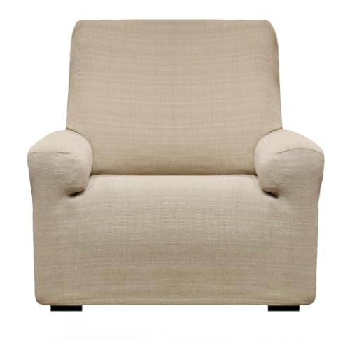 BLUZIMAN Sofa Überzug 1 Sitz, Couch Überzug, Moderne Sofabezug Elastische, Sofa Cover Antirutsch, Nicht kompatibel mit Eck- oder L-förmigen Sitzmöbeln (EIN Sitz, Leinen) von BLUZIMAN