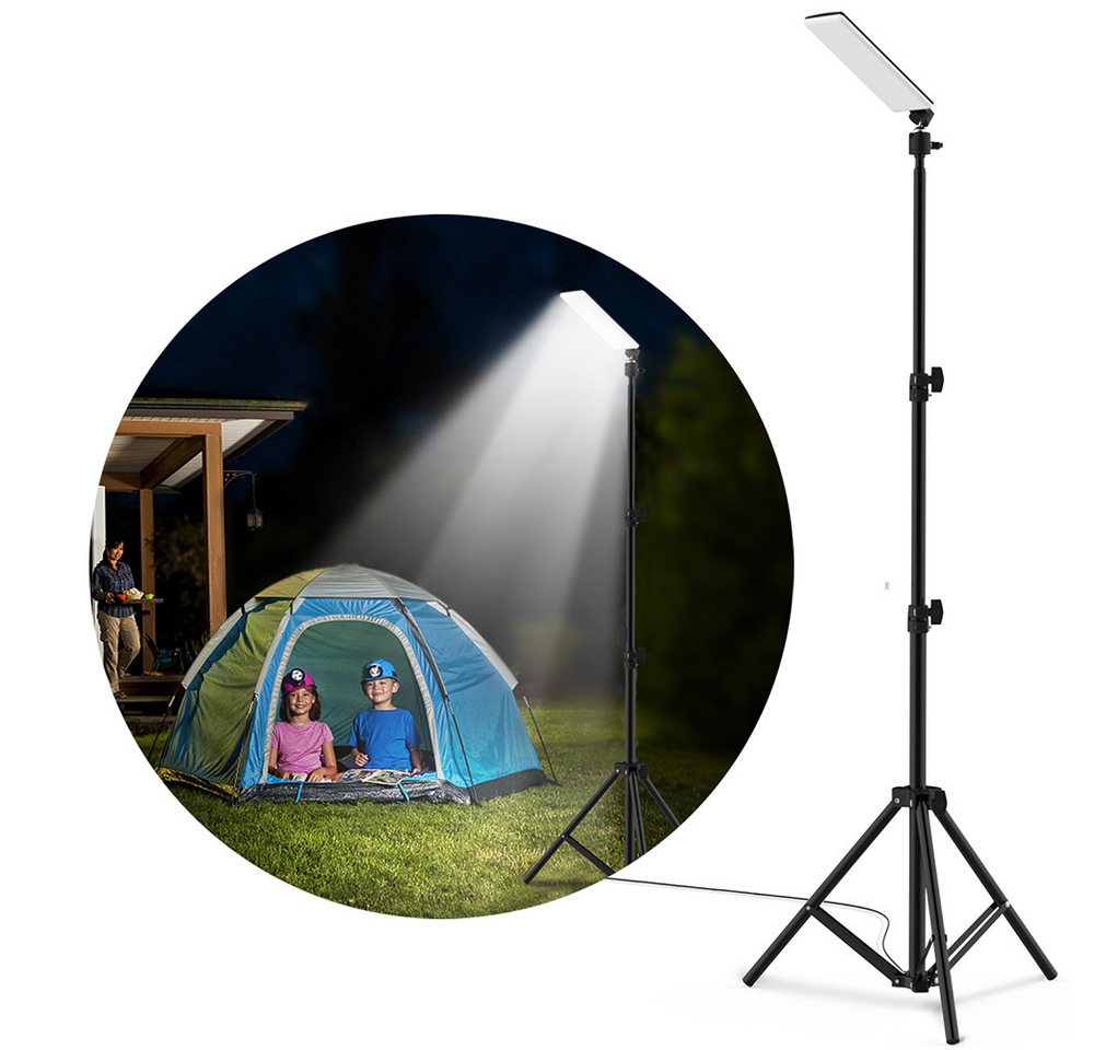 BLiTZWOLF Außen-Stehlampe 84 LED Campinglampe mit 1,8 m Stativ, Tageslichtweiß, 6500-7000K, verstellbare Arbeitslampe, IP67 BLiTZWOLF Außen-Stehlampe 84 LED Campinglampe mit 1,8 m Stativ, Tageslichtweiß, 6500-7000K, verstellbare Arbeitslampe, IP67 von BLiTZWOLF