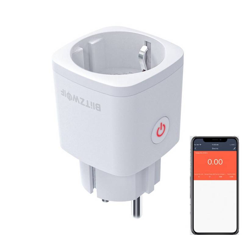 BLiTZWOLF Steckdose, Smart Plug (EU), ZigBee 3.0 Intelligente WiFi-Steckdose 16A 3680W mit Timer-Modus und Sprachsteuerung, Kompatibel mit Alexa, Google Assistant von BLiTZWOLF