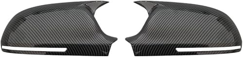 BLuvos Auto Rückspiegel Abdeckung Shell Für Audi A4 S4 A5 S5 A6 S6 A8 S8 Q3 SQ3 A3 D3 8P 4F C6,Seite Spiegel Kappe Gehäuse Außen Rückspiegel Abdeckung,B-1 Pair Carbon Fiber Pattern von BLuvos