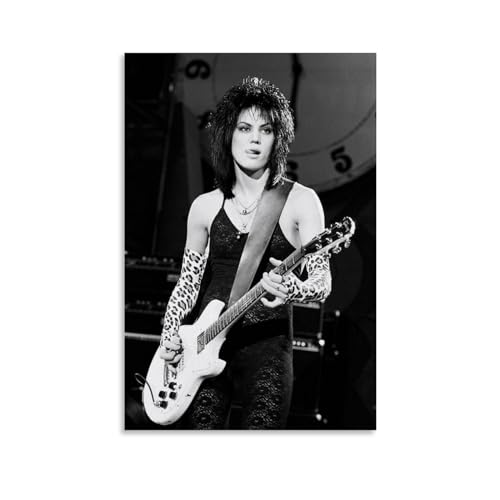 Joan Jett Arts & The Blackhearts Poster, dekoratives Gemälde, Leinwand, Wandposter und Kunstdruck, modernes Familienschlafzimmer-Dekor-Poster, 60 x 90 cm von BLuvos