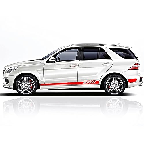Karosserie aufkleber aufkleber für Mercedes Benz ML Class W163 W164 W166 ML63 AMG ML320 ML350,Körper dekoration Auto externe Tuning Zubehör,B-Red Karosserie aufkleber aufkleber für Mercedes Benz ML Class W163 W164 W166 ML63 AMG ML320 ML350,Körper dekoration Auto externe Tuning Zubehör,B-Red von BLuvos