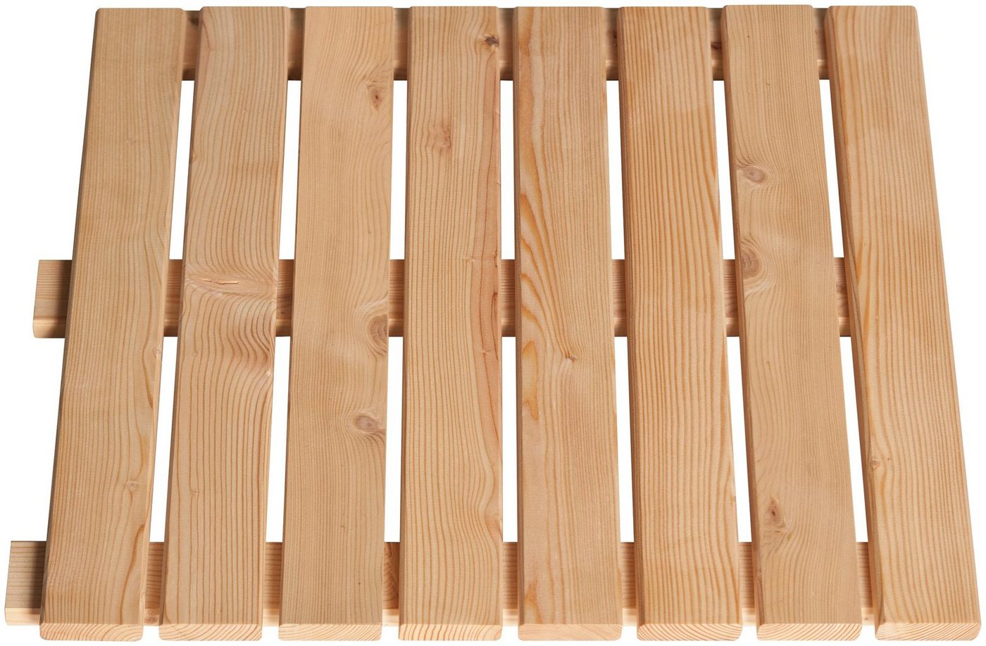 BM Massivholz Holzfliesen, Set, 40 St., Lärche, 50x50 cm, 10 m² von BM Massivholz