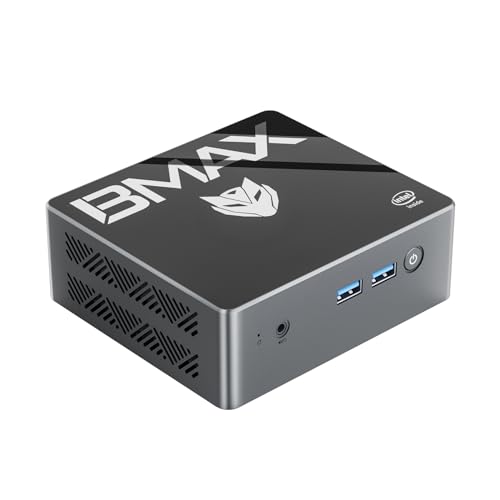BAMX Mini Pc N97 (up to 3.6GHz)｜16GB DDR4 512GB ROM Win-11 Pro｜B4Pro 4K UHD Mini Desktop Pc｜HDMI×2,BT4.2,4X USB｜Dual Display mit VESA ｜Büro Geringer Stromverbrauch für die Schule zu Hause/Büro von BMAX