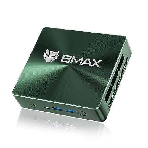 BMAX Mini Pc i7-1060NG7 16GB LPDDR4 1TB NVME SSD NVME_2280 x2 HDMI 2.0 ×2 Type-C (Full Features) x 1 DREI-Bildschirm-Anzeige Smart Fan+Two Copper Heat Pipes Business Office Multimedia Computer von BMAX