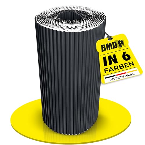 BMD Kaminanschlussband | 6 Farben | 300 mm x 5 m | anthrazit RAL 7021 | Wandanschlussband | UV-beständig | Butylkleber selbstklebend | Schornstein | Dachfenster | Erker | Kamin | Dach | Wand von BMD
