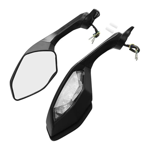 BMDBD Rückspiegel Seite Spiegel Blinker Für Y&amaha YZF R1 2015-2024 R1S 2016-2018 R1M 2016-2024 R6 2017-2022 von BMDBD