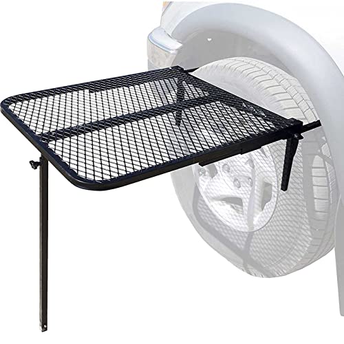 BMDHA Klappbarer Autoreifen-Campingtisch, Tragbar Reifenmontierer Tisch für den Außenbereich mit Aufbewahrungstasche, belastbar mit 15 kg, für Campingausflüge, Wohnwagen, Wohnmobil, Autofahrten von BMDHA