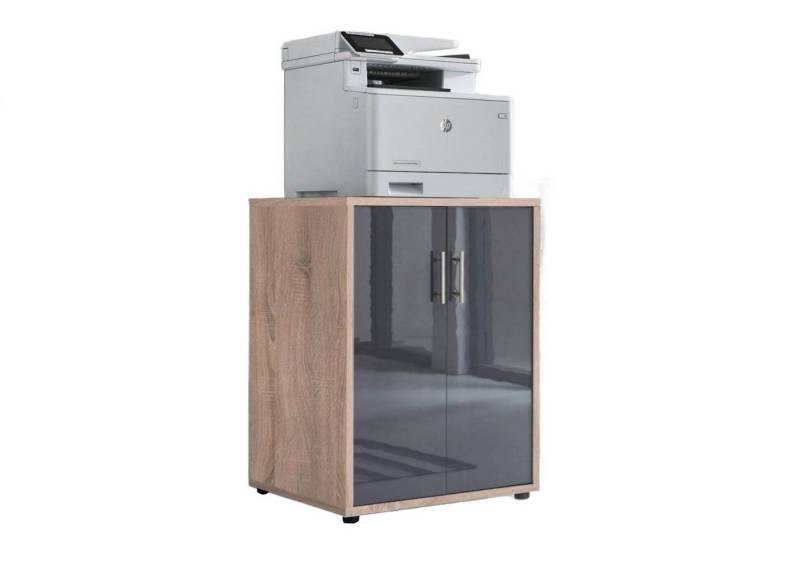 BMG Möbel Aktenschrank Druckerschrank Office Edition (große Oberplatte auch für Office Drucker geeignet) Höhe 74 cm, optimale Ergänzung zu Schreibtischen von BMG Möbel