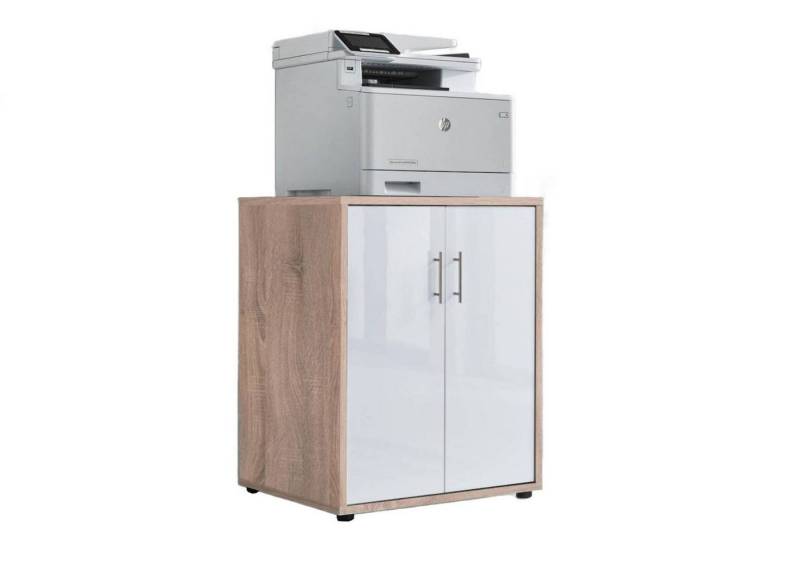BMG Möbel Aktenschrank Druckerschrank Office Edition (große Oberplatte auch für Office Drucker geeignet) Höhe 74 cm, optimale Ergänzung zu Schreibtischen von BMG Möbel