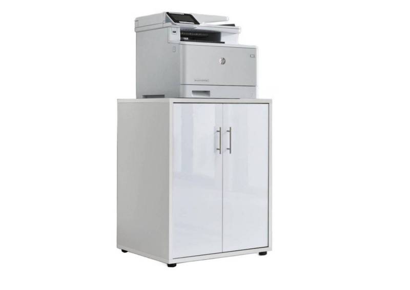 BMG Möbel Aktenschrank Druckerschrank Office Edition (große Oberplatte auch für Office Drucker geeignet) Höhe 74 cm, optimale Ergänzung zu Schreibtischen von BMG Möbel