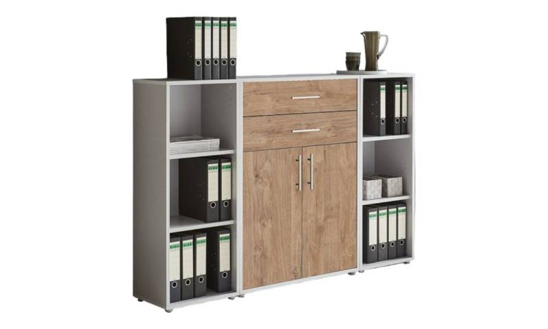 BMG Möbel Aktenschrank Tabor (Set 13, Büroschrank mit Metallgriffen) Made in Germany von BMG Möbel