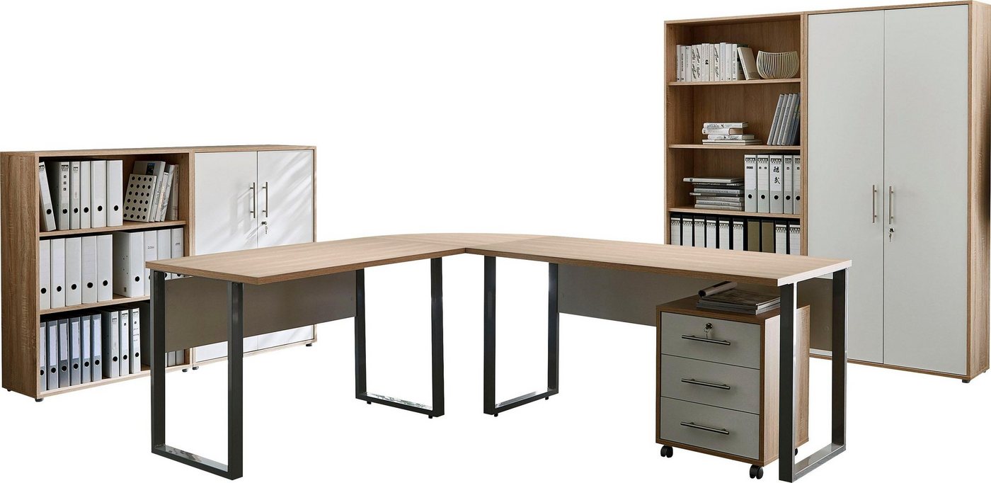 BMG Möbel Büro-Set Tabor Office 1, (Set, 8-St) von BMG Möbel