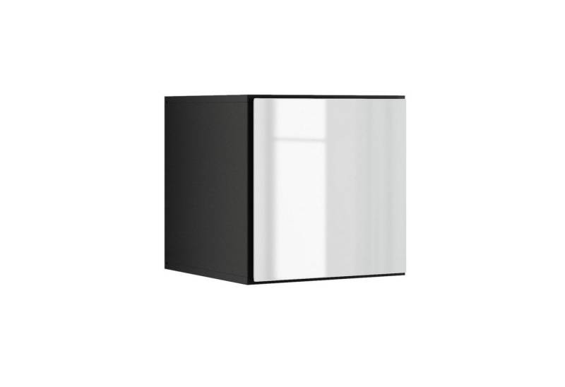 BMG Möbel Hängeschrank Modul+ (Einzelschränke und Regale kombinierbar im Baukastenprinzip, wählbar aus Regal, Schrank mit Tür oder Schrank mit Klappe) mit oder ohne Fronten, griffloses Design, made in Germany von BMG Möbel