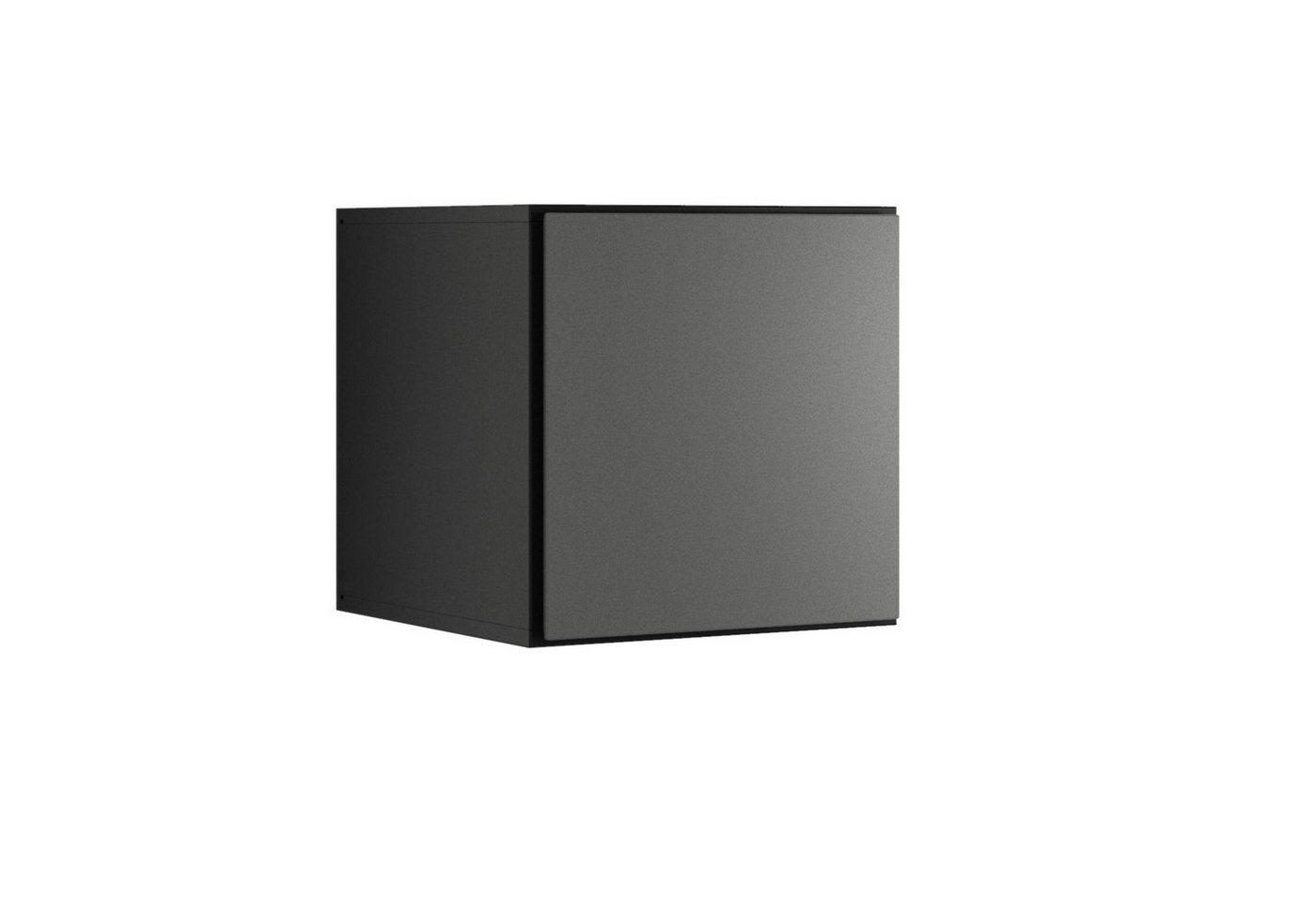 BMG Möbel Hängeschrank Modul+ (Einzelschränke und Regale kombinierbar im Baukastenprinzip, wählbar aus Regal, Schrank mit Tür oder Schrank mit Klappe) mit oder ohne Fronten, griffloses Design, made in Germany von BMG Möbel