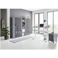 BMG Möbel Büromöbel-Set "Tabor", (Set, 5 tlg.), mit elektrisch höhenverstellbarem Schreibtisch von Bmg Möbel