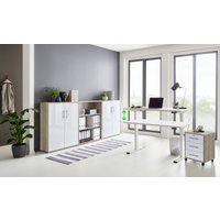 BMG Möbel Büromöbel-Set "Tabor", (Set, 5 tlg.), mit elektrisch höhenverstellbarem Schreibtisch von Bmg Möbel