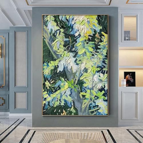 BMGKYAGL Berühmtes Künstlergemälde einer Efeu-Gartenlandschaft auf Leinwand, Ölgemälde auf Leinwand, Wandkunst, Bilder, Dekor, 50 x 70 cm, Rahmen BMGKYAGL Berühmtes Künstlergemälde einer Efeu-Gartenlandschaft auf Leinwand, Ölgemälde auf Leinwand, Wandkunst, Bilder, Dekor, 50 x 70 cm, Rahmen von BMGKYAGL