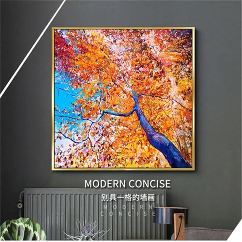 BMGKYAGL Graffiti-Gemälde mit Blumen und Bäumen, von erfahrenen Künstlern, auf Leinwand, vertikal, modern, mehrfarbig, Baumlandschaftsbild, 65 x 65 cm, rahmenlos BMGKYAGL Graffiti-Gemälde mit Blumen und Bäumen, von erfahrenen Künstlern, auf Leinwand, vertikal, modern, mehrfarbig, Baumlandschaftsbild, 65 x 65 cm, rahmenlos von BMGKYAGL