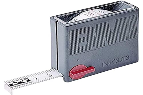 BMI 404351010 Taschenbandmaß "in-Out" mit Teilung, 3 m von BMI