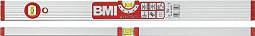 BMI 691180M Wasserwaage Alustar, Länge 180 cm, eloxiert, mit Magnet von BMI