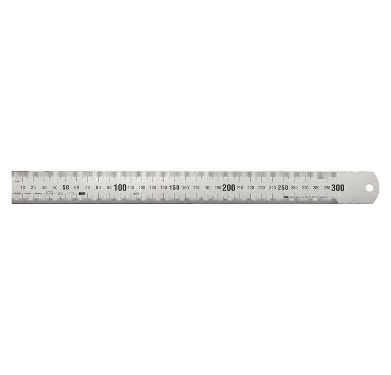 BMI Maßband Präzisions-Stahlmaßstab EG I, Länge 600 mm von BMI