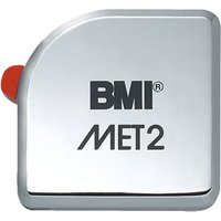 Taschenbandmaß met verchromt 2 m x 13mm - BMI von BMI