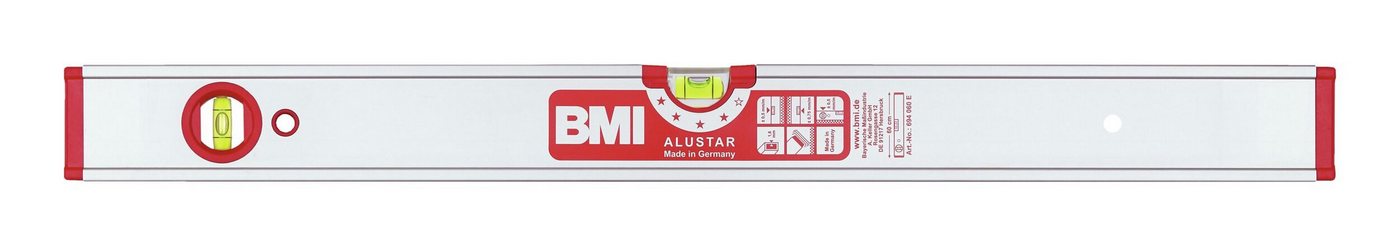 BMI Wasserwaage, Magnet LM ALUSTAR 60 cm eloxiert von BMI